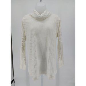 Maternity Long Sleeve Cowl Neck Cozy Rib T-Shirt - Ingrid & Isabel - Size S